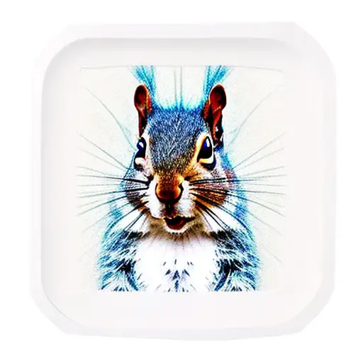 Squirrel In Portrait Frame