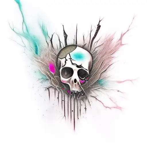 Victoria Moreau Gothic Distressed Grunge 4K Addiction