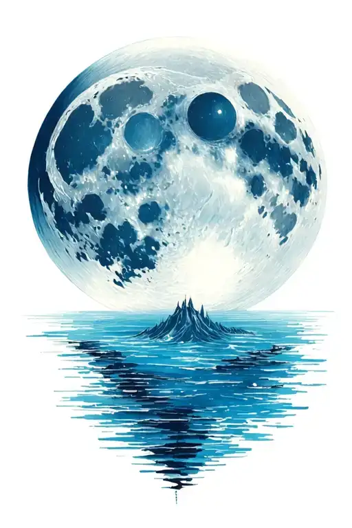 Moon In The Background