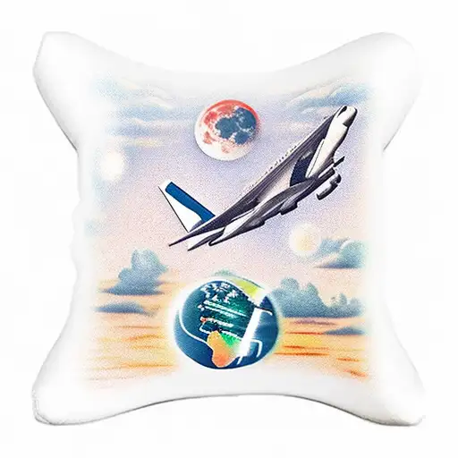 Travel Earth Compass Aeroplane Beaches Night Moon
