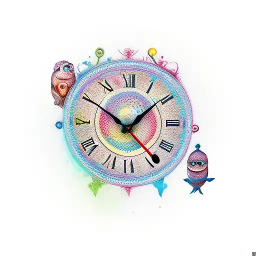 Mom And Daughter Matching Clock