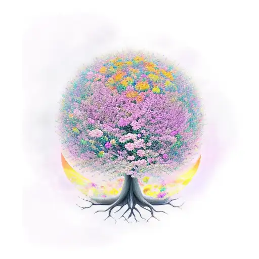 Flowers Galaxy Tree Of Life