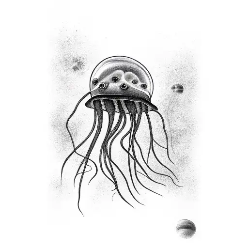 Jellyfish In The Space