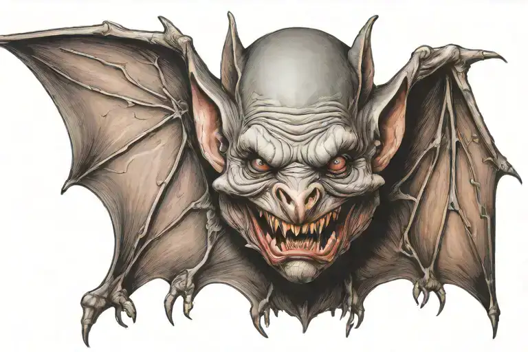 Vampire Bat Whole Body