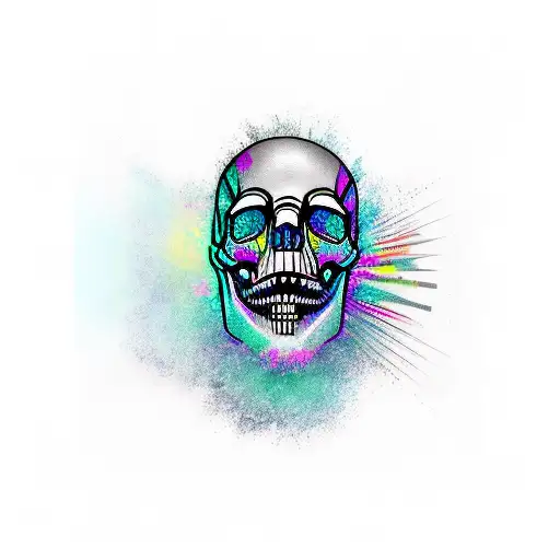 Borderline Personality Disorder Awareness With A Skull Motif