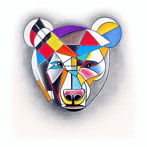 Cubism Picasso Bear
