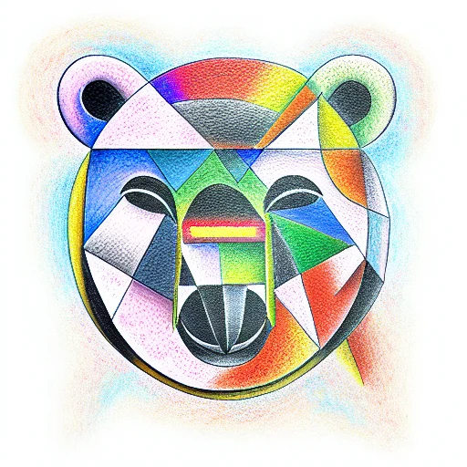 Cubism Picasso Bear