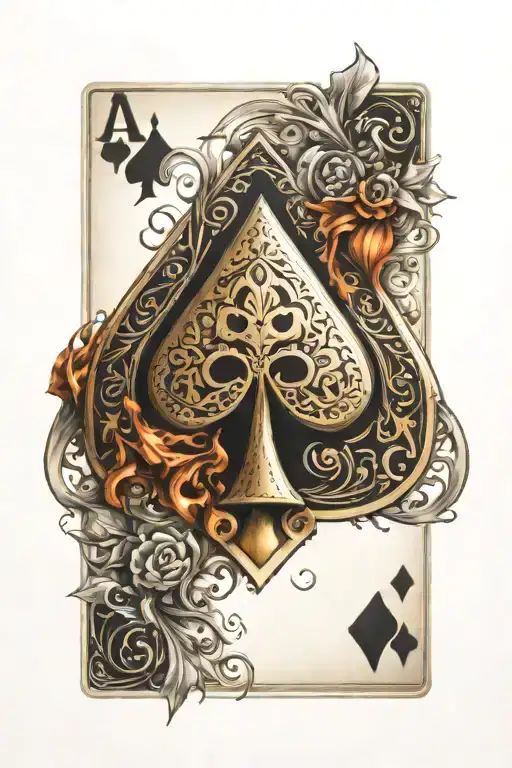 Ace Of Spades Card