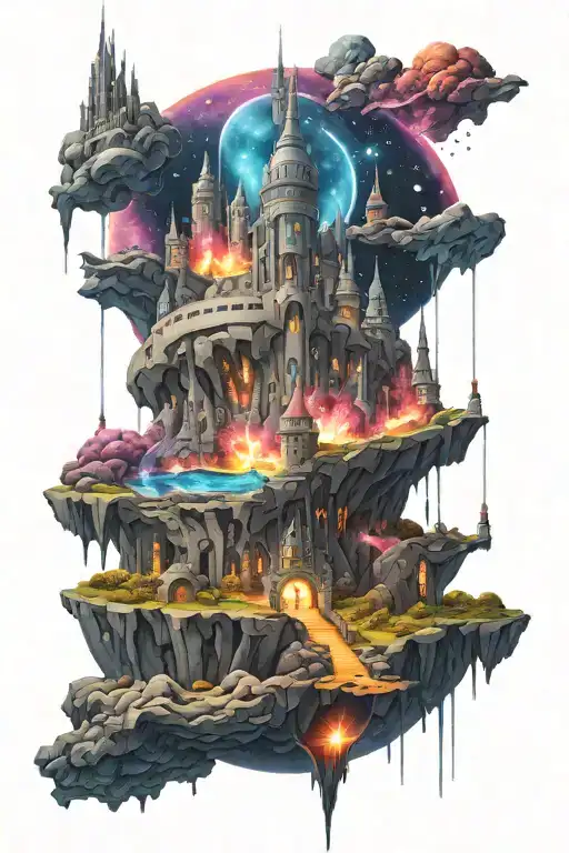 Futuristic Space Castle