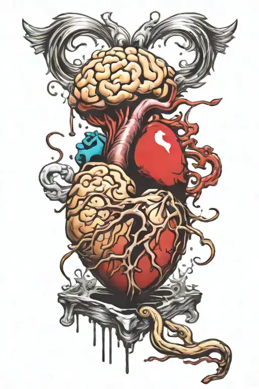 Fight Between Heart And Brain With Broken Me