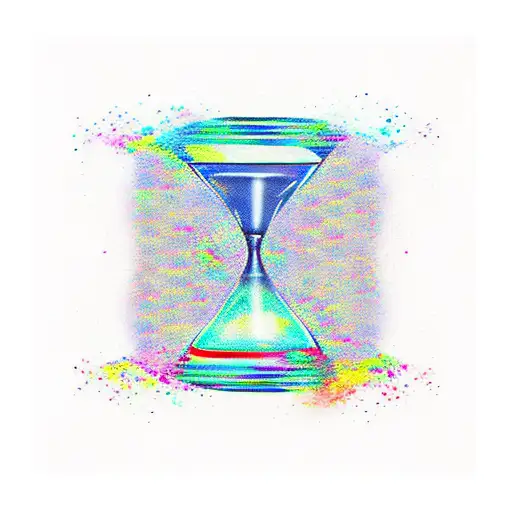 Hourglass With Waterfall Inside