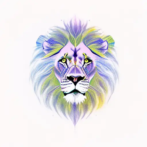 Lion In Night