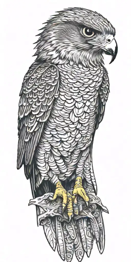 Falcon Holding A Giant