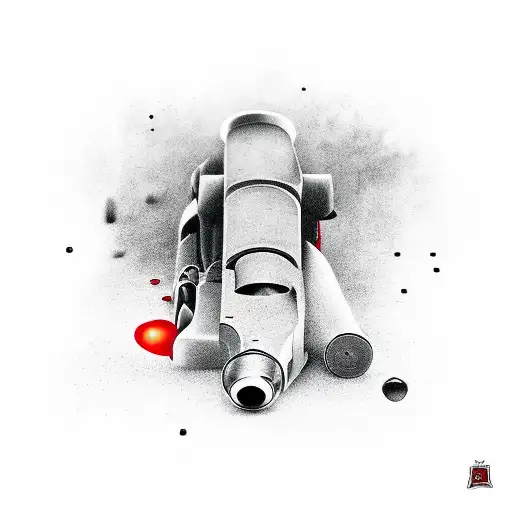 Wounded Soldier Shooting Gun