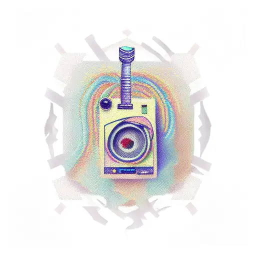 Tape With Vinyl And Music