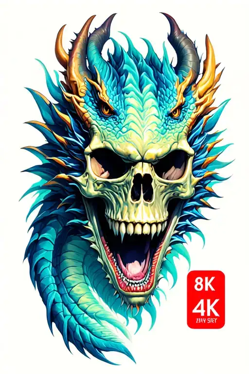 Skull Dragon Emerging