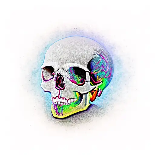 Physiotherapy Anatomical Skull Exploding And Al The Different Layers Become Visible