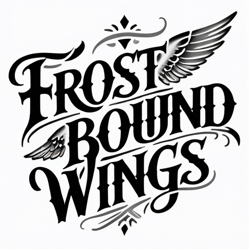 Frostbound Wings Tattoo idea
