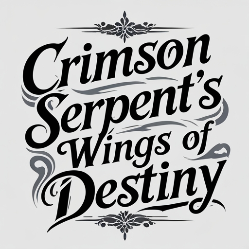 Crimson Serpent’s Wings of Destiny Tattoo idea
