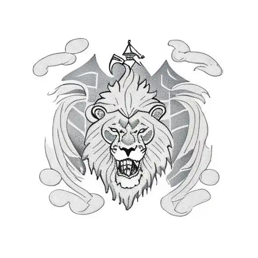 Lion Rampant Scotland Facing Sideways