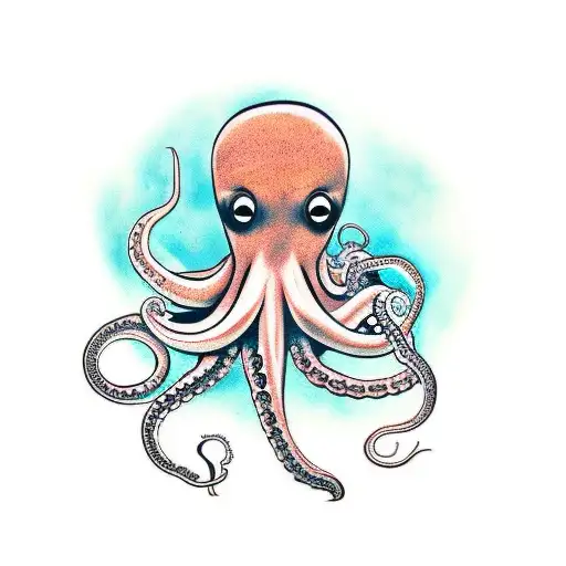 Octopus With Trident