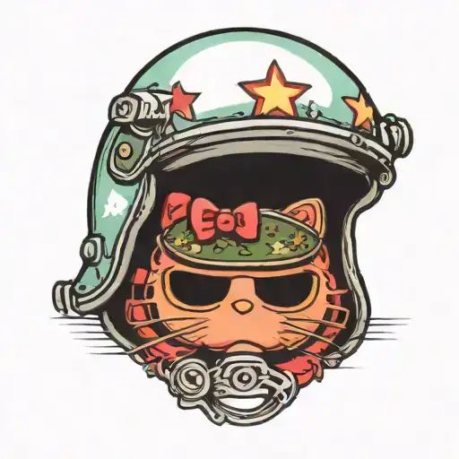 Hello Kitty Military Helmet