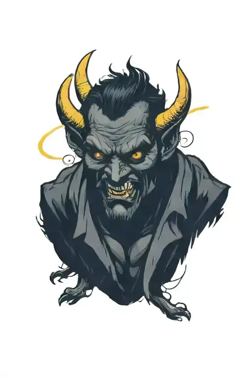 Devil With Yellow Eyes