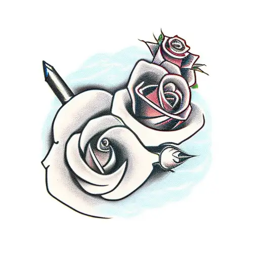 Sword With Rose Ans Snake