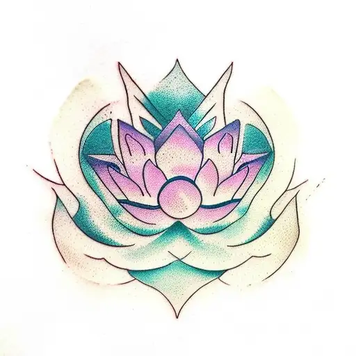 Lotus Flower And Star