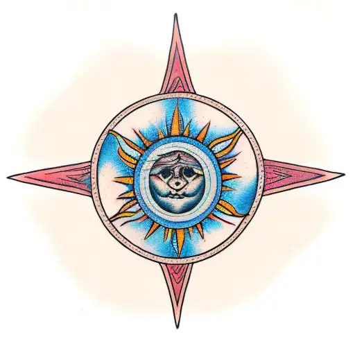 Triskelion With Sun