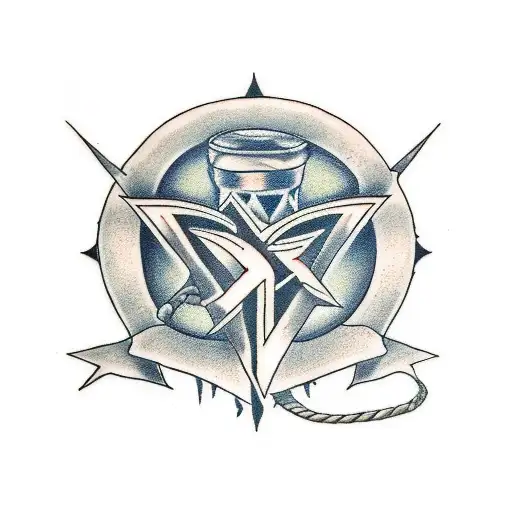 Tatouage Metallica Avec Lettres H Et S