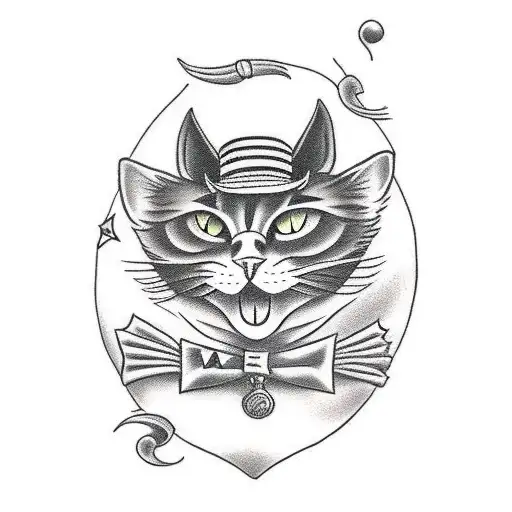 Black Cat In Marching Band