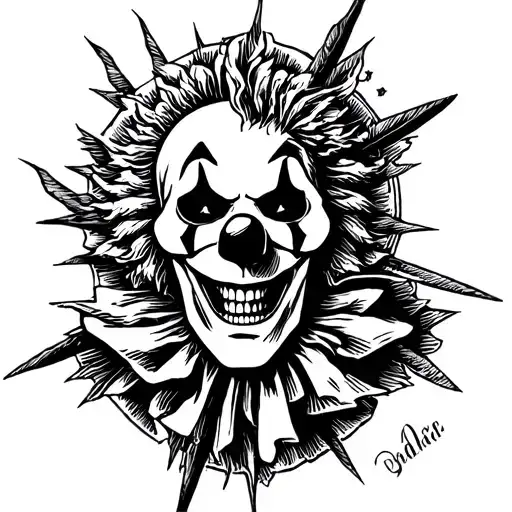 Clown Reaper Face Made