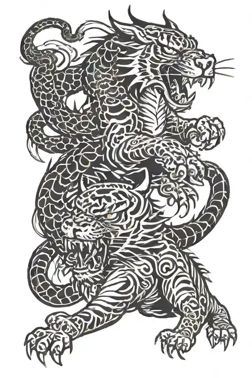 Dragon Vs Tiger Fight