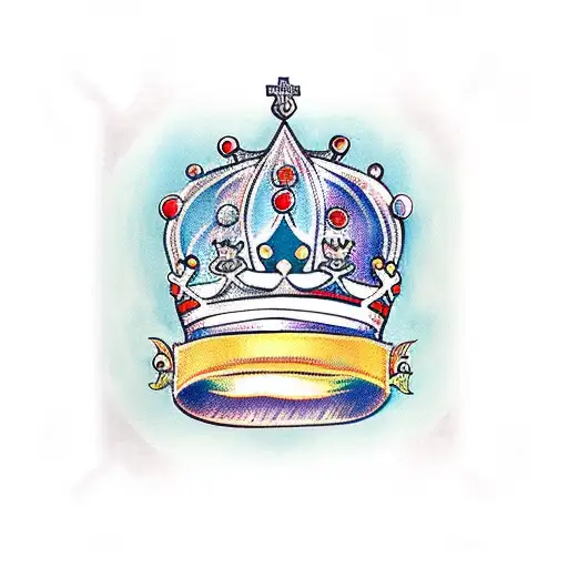 King's Crown With Name Enzo