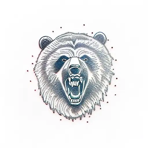 Grizzly Bear Cub Face