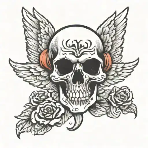 Skull Wings Halo