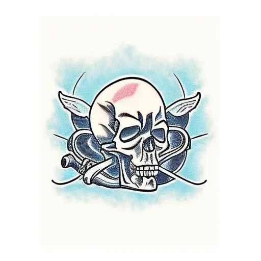 Meth Pipe Skull