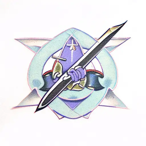 Archer Bow With Arrow Nocked