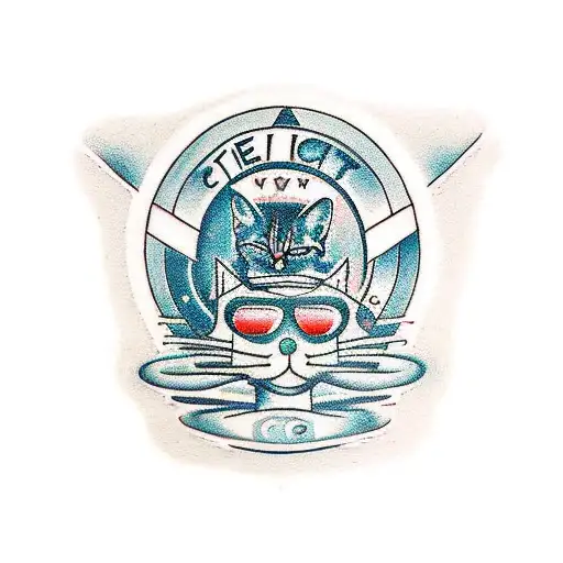 Mechanic Pilot With A Cat Co-pilot