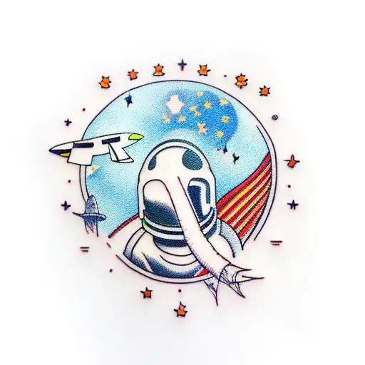 Lost Astronaut In Void