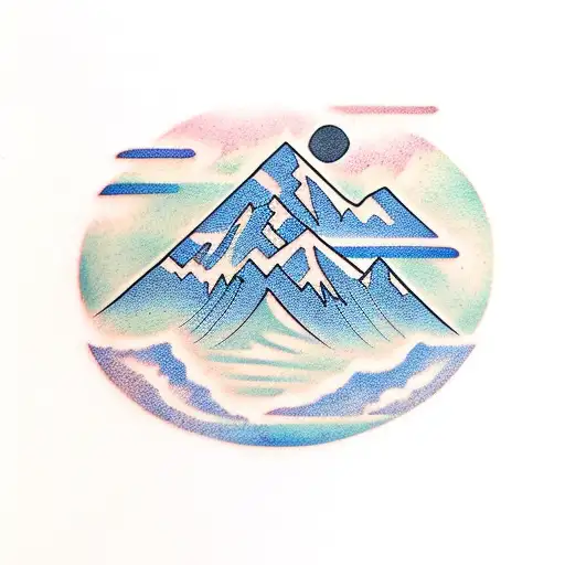 Mountain With The Number 68