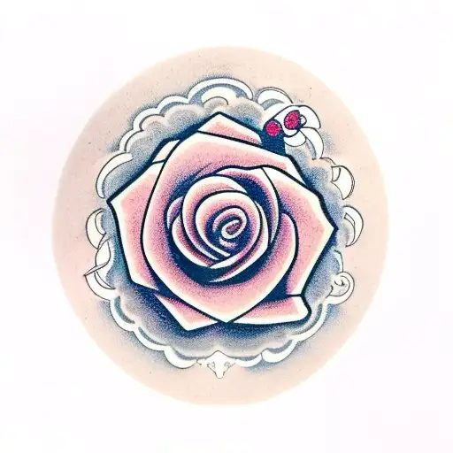 Initials Jg Put Into A Rose