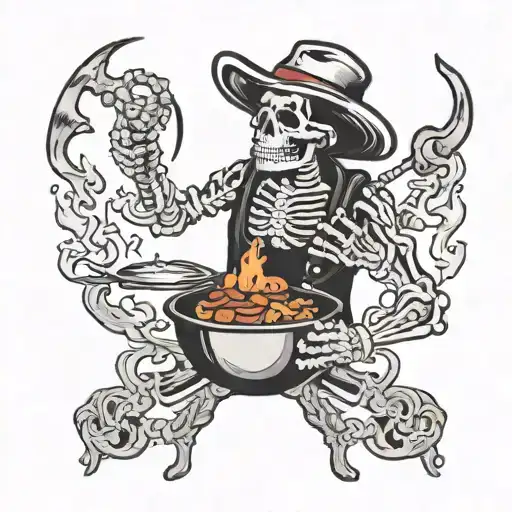 Skeleton Grilling