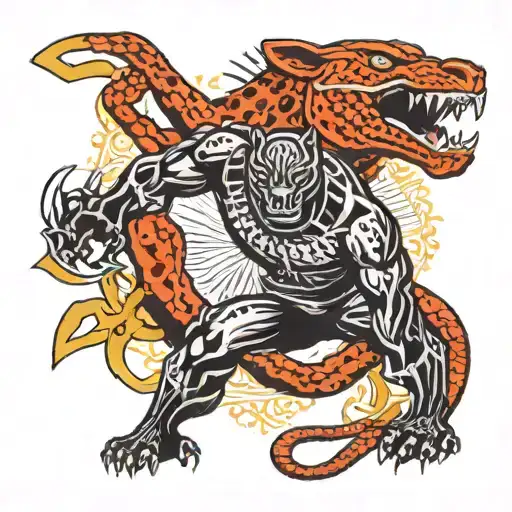 Black Panther Fights Cobra