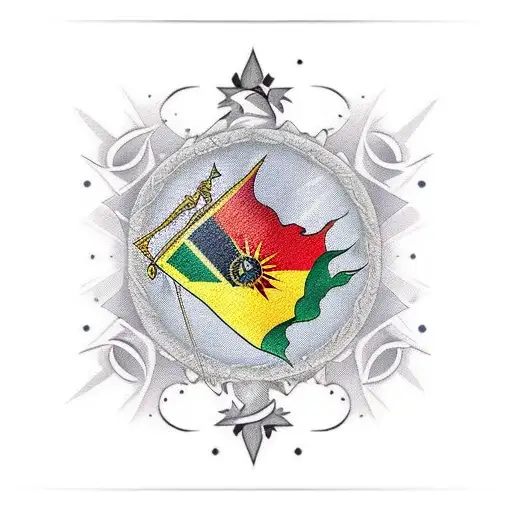 Kurdistan Sun With Imam Ali Sword