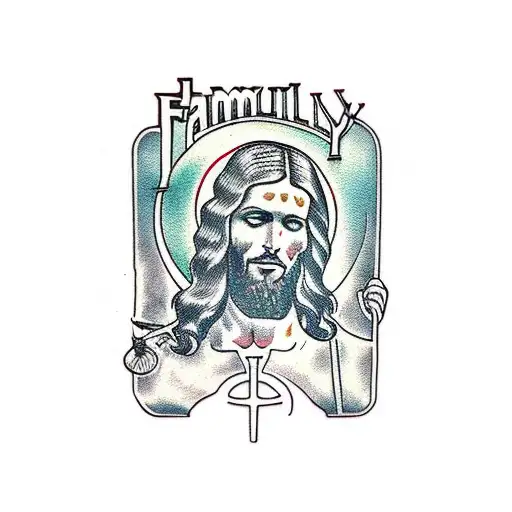 Famoly With Jesus