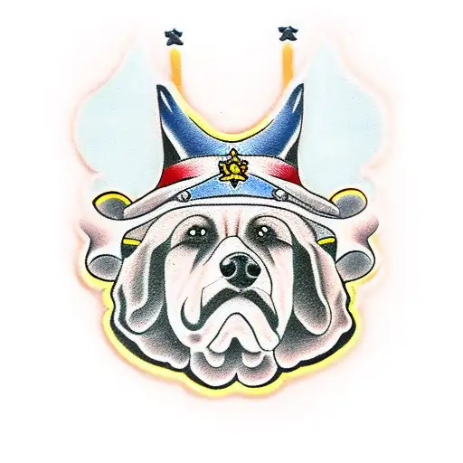 Dog Napoleon Bonaparte