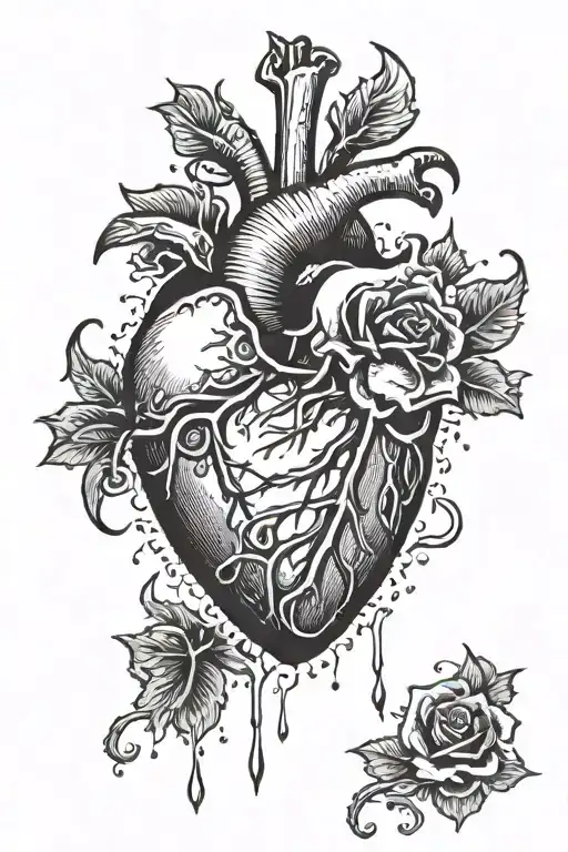 Darkness Bleeding Human Heart