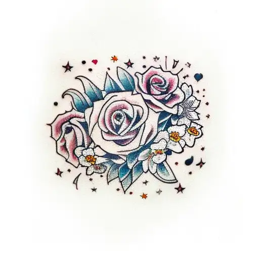 Flowers Stars Hearts Music